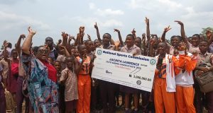 NSC Appreciation Tour: NSC Train Lands in Uyo as Young Athletes Gets Reward for Hard Work