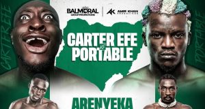 Portable vs Carter Efe Boxing Fight Listed as an Undercard on Amir Khan’s Lagos Show Roster