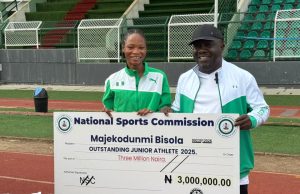 NSC Rewards Majekodunmi Afusat Bisola with ₦3 Million as Appreciation Tour Continues