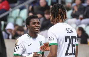 Emmanuel Ayaosi Stars with Goal and Assist as Nigerian Prospect Shines for MFK Karviná