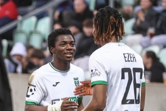 Emmanuel Ayaosi Stars with Goal and Assist as Nigerian Prospect Shines for MFK Karviná