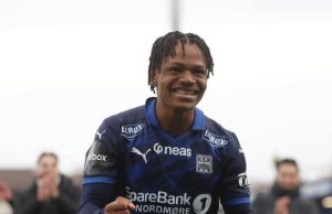 Promise Meliga Strikes Twice Late On Debut as Nigerian Forward Fires Kristiansund BK to Dramatic Win