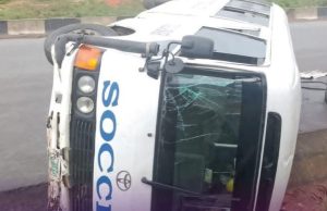 Rovers United Involve in Ghastly Motor Accident En Route Lagos for Sporting Lagos Clash,.NNL React