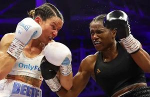 Nigerian-Descent Caroline Dubois Floors, Bloodies Harper to Unify Lightweight World Titles