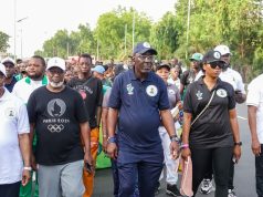 “From Walk to Welfare” — Adeboye Leads Massive Peace March, Supports IDPs, Applauds President Tinubu as Abuja Erupts in Historic Celebration