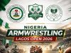 ARMWRESTLING BATTLE FOR NIGERIA! Lagos Showdown to Produce Strongest Team for Ghana Qualifiers