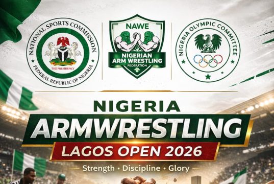 ARMWRESTLING BATTLE FOR NIGERIA! Lagos Showdown to Produce Strongest Team for Ghana Qualifiers