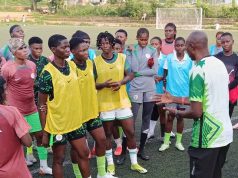 Falconets’ Coach Moses Aduku Sensitises U20 Team Players Ahead Of May 2nd Battle With Malawi