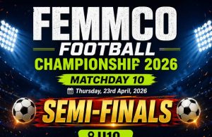Femmco Football Championship 2026: Semi-Final Fixtures Set for Matchday 10