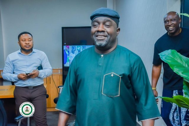 NSC DG Bukola Olopade Lands in Gaborone to Boost Team Morale Ahead of 2026 World Athletics Relays