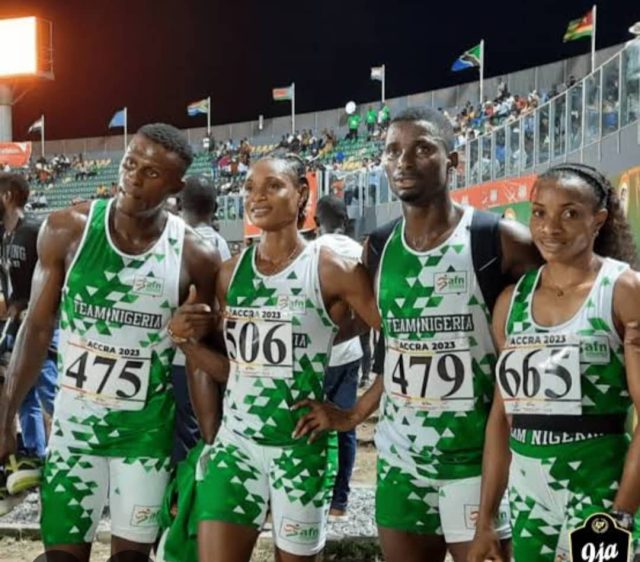 Nigeria’s Mixed 4x100m Team Named Among Title Favourites At World Relays In Botswana