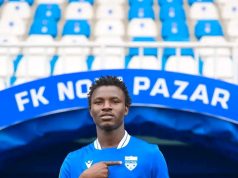 Johnson Dauda Turns Professional with FK Novi Pazar in Serbia