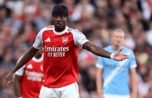 Noni Madueke Named Among Culprits In Arsenal’s 2-1 Loss To Manchester City
