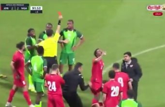 British Media Mocks Iwobi’s Red Card In Friendly Versus Jordan