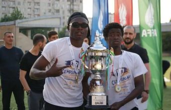 Nigerian Duo Abiodun Toheeb and Olude Muyideen Fire Qarabag FK U19s to Azerbaijan League Title