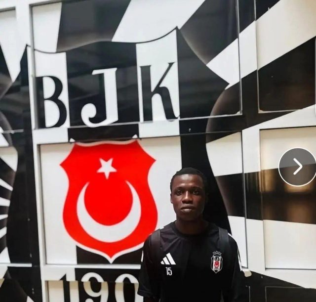 Nigerian Wonderkid “Ostilo” Begins Trials With Turkish Giants Beşiktaş