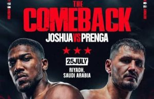 Anthony Joshua Confirms July 25th For His Return To Boxing Ring After Fatal Crash Near Sagamu