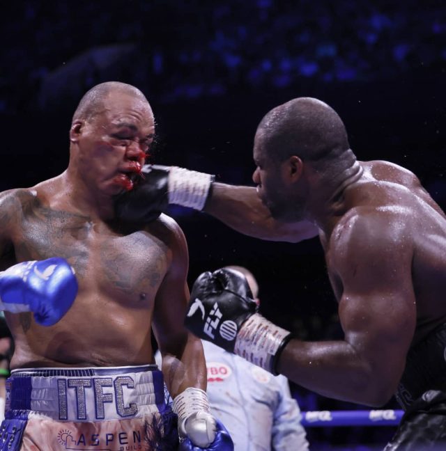 Daniel Dubois (right) vs Fabio Wardley