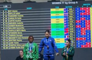 Liadi Taiwo Wins Triple Silver at IWF World Cup in Samoa
