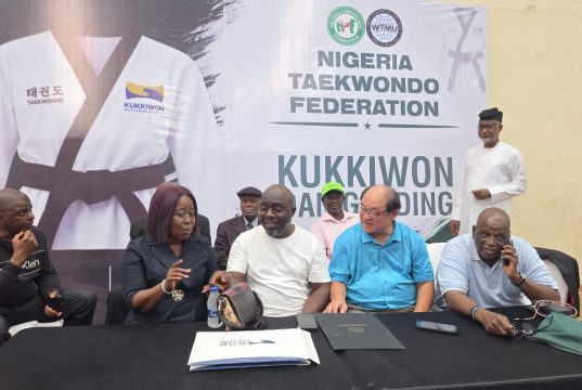 ‘Go for Gold’ — NSC DG Bukola Olopade Fires Up Nigerian Taekwondo Athletes Ahead of African Championships