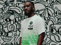 Jay Jay Okocha Leads Chukwueze, Arokodare As Models At Unveiling Of Nike’s New ‘Collaboration Kit’