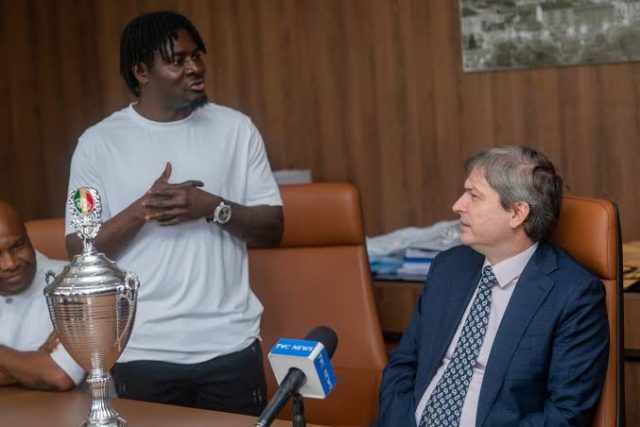 Obafemi Martins Promises Links With European Clubs For Outstanding Players In Italian Consulate General U20 Cup