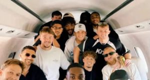 Semi Ajayi Features Prominently In Hull City’s Delayed Flight, En Route To Promotion Party In USA