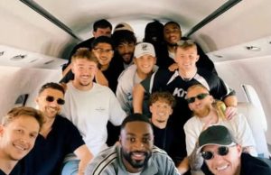 Semi Ajayi Features Prominently In Hull City’s Delayed Flight, En Route To Promotion Party In USA