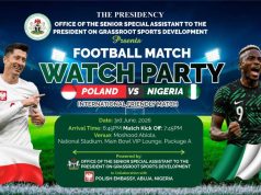 SSA Adeboye, Polish Embassy Set for Historic Nigeria–Poland Football Watch Party in Abuja