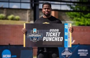 Vincent Ugwoke Clinches NCAA Championships Berth with Crucial Final-Round Throw