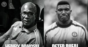 Gafar Liameed Pays Tribute to Late Peter Rufai and Henry Nwosu at Ex-International Cup Draw