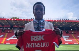 Future Addick! Young Nigerian Talent Obafemi Akinsiku Signs for Charlton Athletic Academy