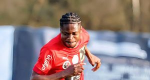 Nigerian Forward Ukeme Akpabio Continues Hot Streak in Austria with Goals and Assists