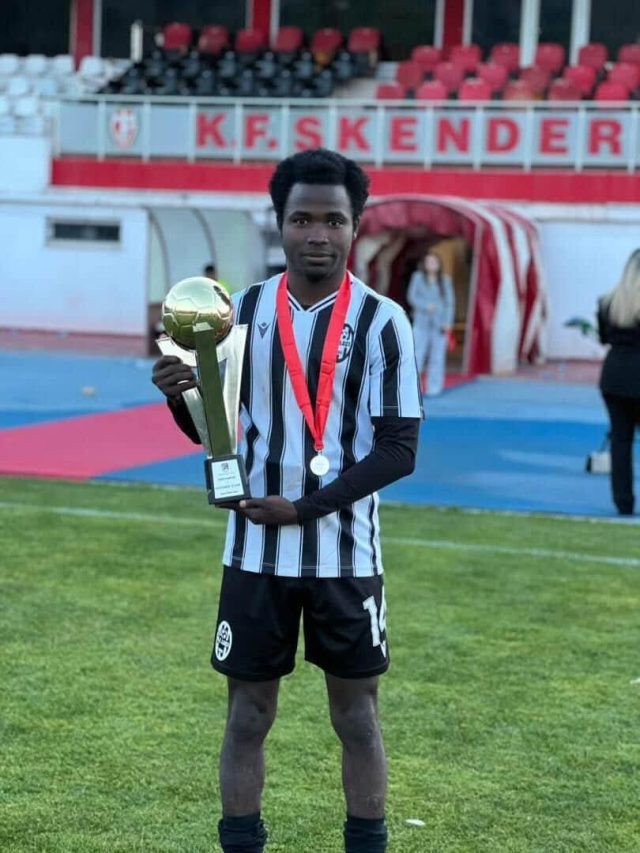 Title Hero! Umar Aliyu Muhammad Powers KF Laçi to Championship and Promotion in Albania