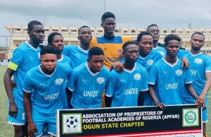 Unizee Football Academy Continues Soaring; Despite Challenges Of Distance, Finance, Personnel