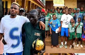 Victor Osimhen Reportedly Gifts Former School Gateman ₦20 Million in Emotional Reunion