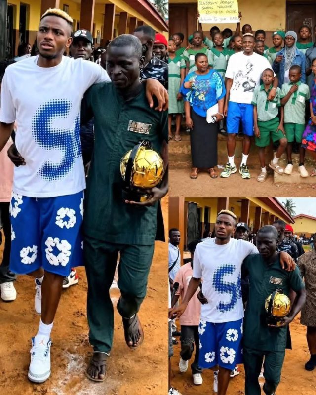 Victor Osimhen Reportedly Gifts Former School Gateman ₦20 Million in Emotional Reunion