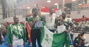 African Armwrestling Championship 2026: Adedokun Stephen Wins Silver, Nwobodo Claims Bronze as Both Qualify for Cairo 2027