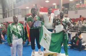 African Armwrestling Championship 2026: Adedokun Stephen Wins Silver, Nwobodo Claims Bronze as Both Qualify for Cairo 2027
