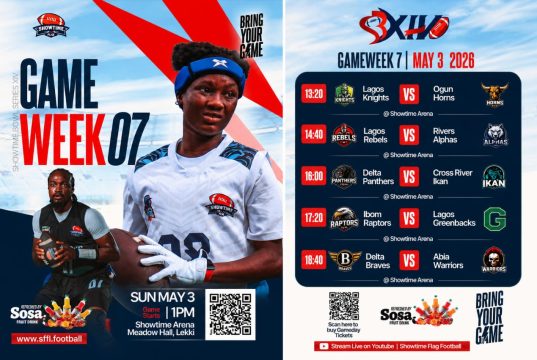 Showtime Flag Football Set For Explosive Week 7 As Knights Seek Response, Rebels Ride Momentum And Warriors Face Fresh Test