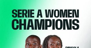 NFF Celebrates as Super Falcons Duo Win Serie A Femminile Title