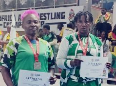 Ujunwa Ajayi Clinches Double Gold at African Armwrestling Championship, Secures African Games Spot