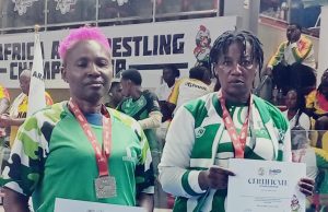 Ujunwa Ajayi Clinches Double Gold at African Armwrestling Championship, Secures African Games Spot