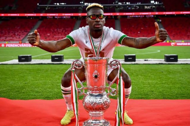 Bamidele Yusuf Celebrates First Trophy as Ferencvárosi Win Hungarian Cup