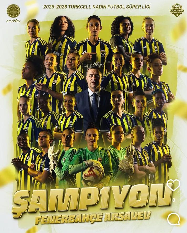 Flourish Sebastine leads Fenerbahçe women's team to Turkish league title