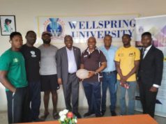 Ntiense Williams Hails Wellsprings University’s Rugby Team’s Historic 21-0 Victory In Friendly Match