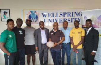 Ntiense Williams Hails Wellsprings University’s Rugby Team’s Historic 21-0 Victory In Friendly Match