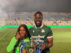 Family First! Super Eagles Star Francis Uzoho Celebrates Cyprus Title Triumph with Loved Ones