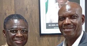 Philip Shaibu Hails Nigeria’s CAF Hosting Victory as Eguavoen Visits NIS