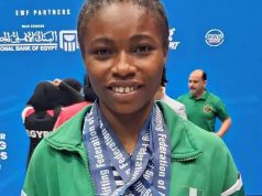 Akwa Ibom’s Ruth Nyong Wins Three Gold Medals for Nigeria at African Weightlifting Championships